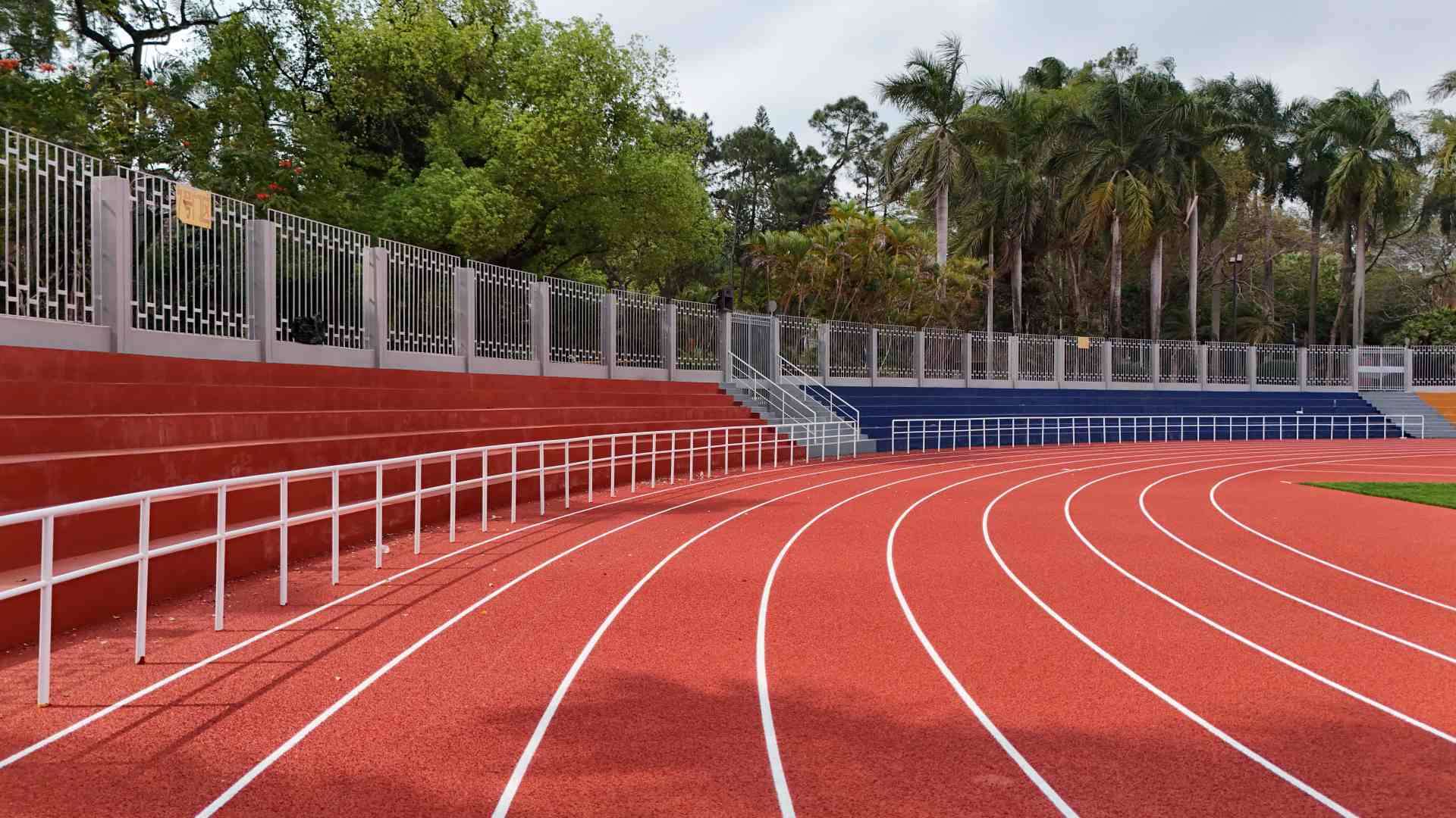 jrace favorable cost running track in university
