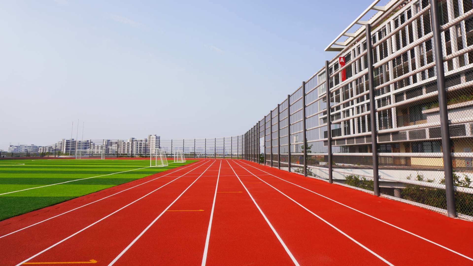 jrace running track after installation